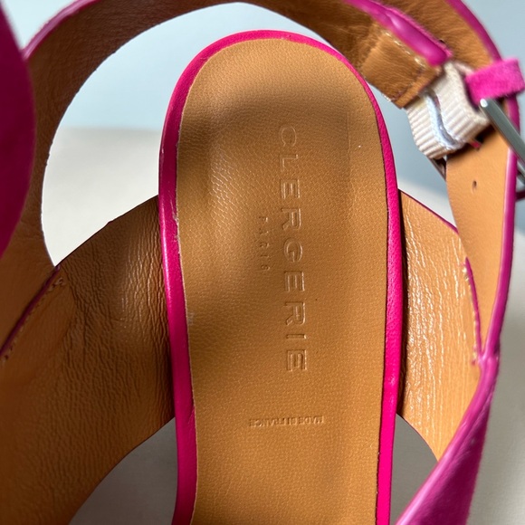 Clergerie pink platform sandal heels - Picture 3 of 6